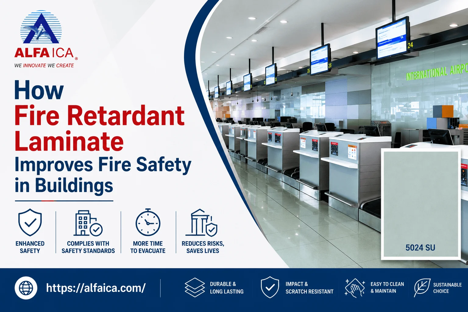 Fire retardant laminate